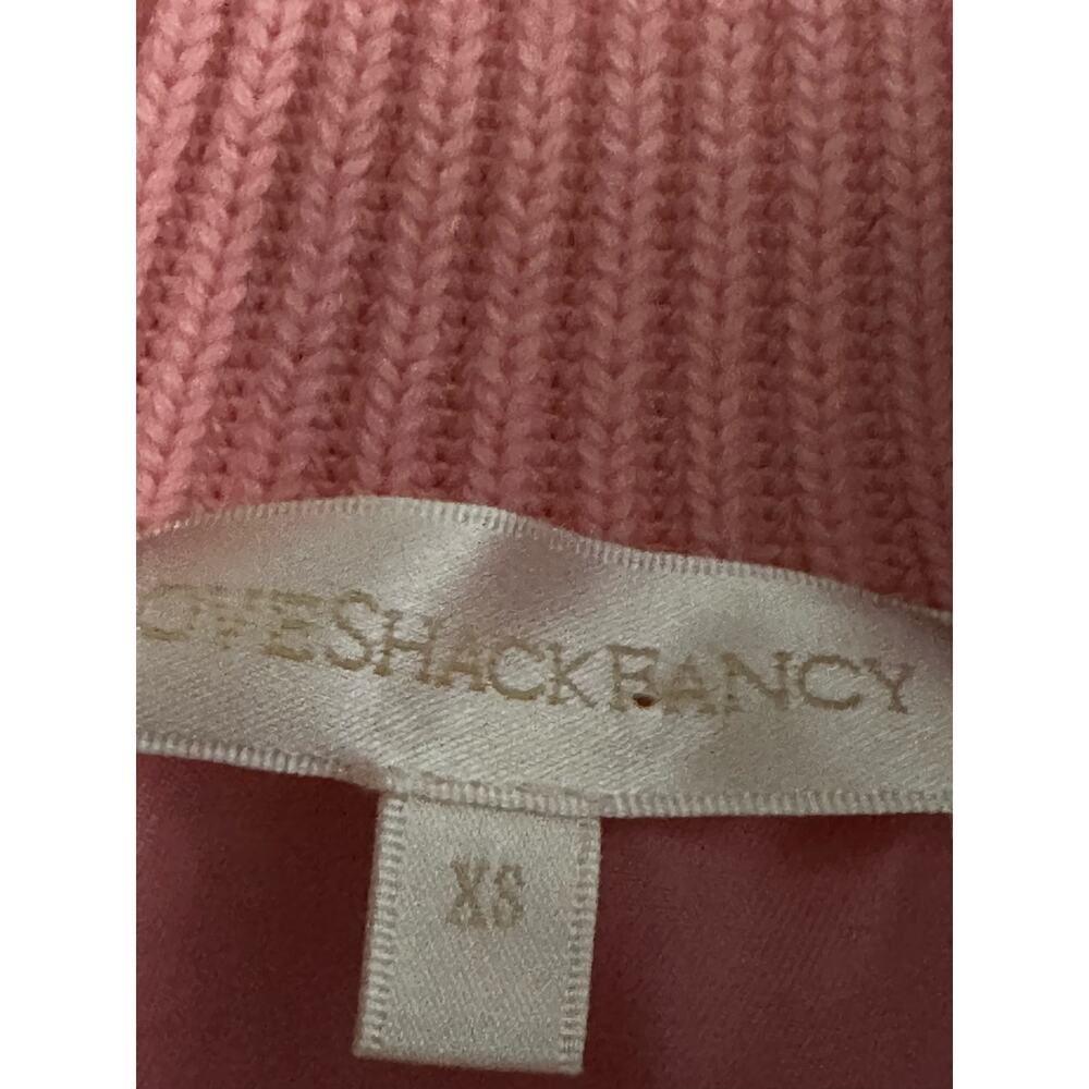 LoveShackFancy Andora Powder Blush Cable Knit Bomber Jacket - XS - Picture 5 of 7
